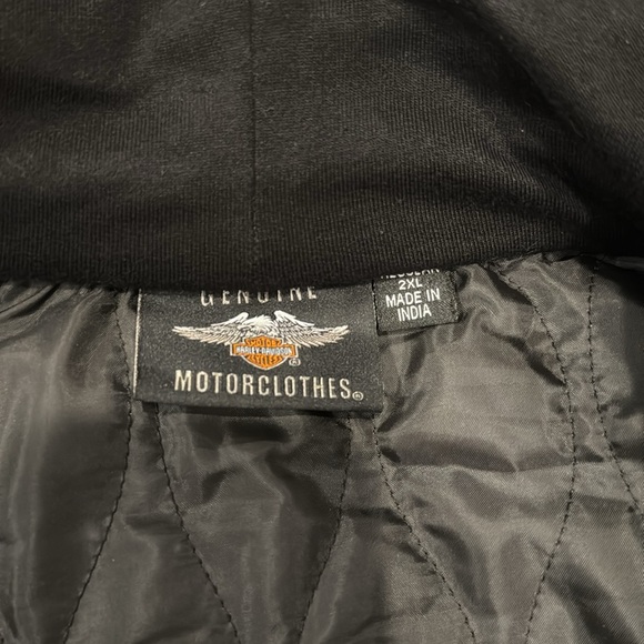 Harley Davidson Plaid Hoodie Jacket - Picture 4 of 4